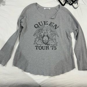 Free People Queen Waffle Shirt